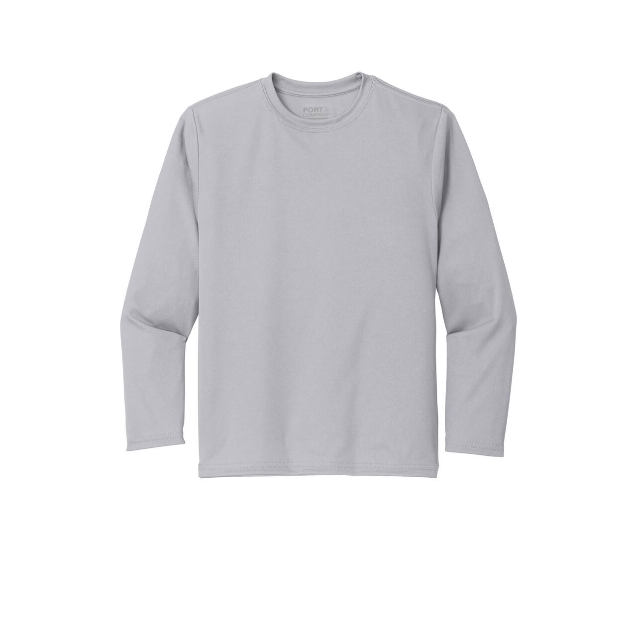 Port & Company® Youth Long Sleeve Performance T-Shirt